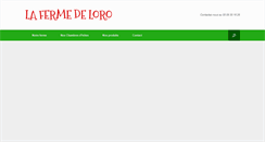 Desktop Screenshot of loro.fr